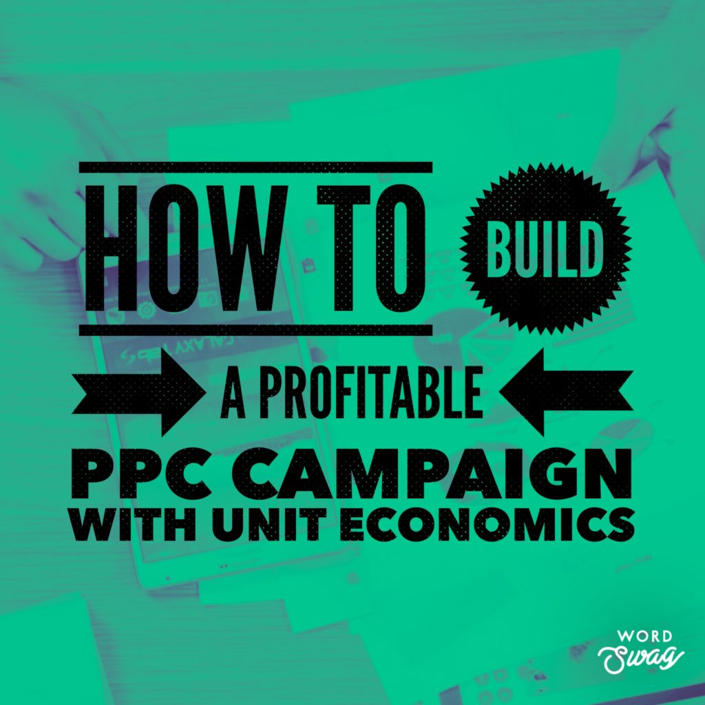 PPC Geeks Blog - How to Build a Profitable PPC Campaign with Unit Economics