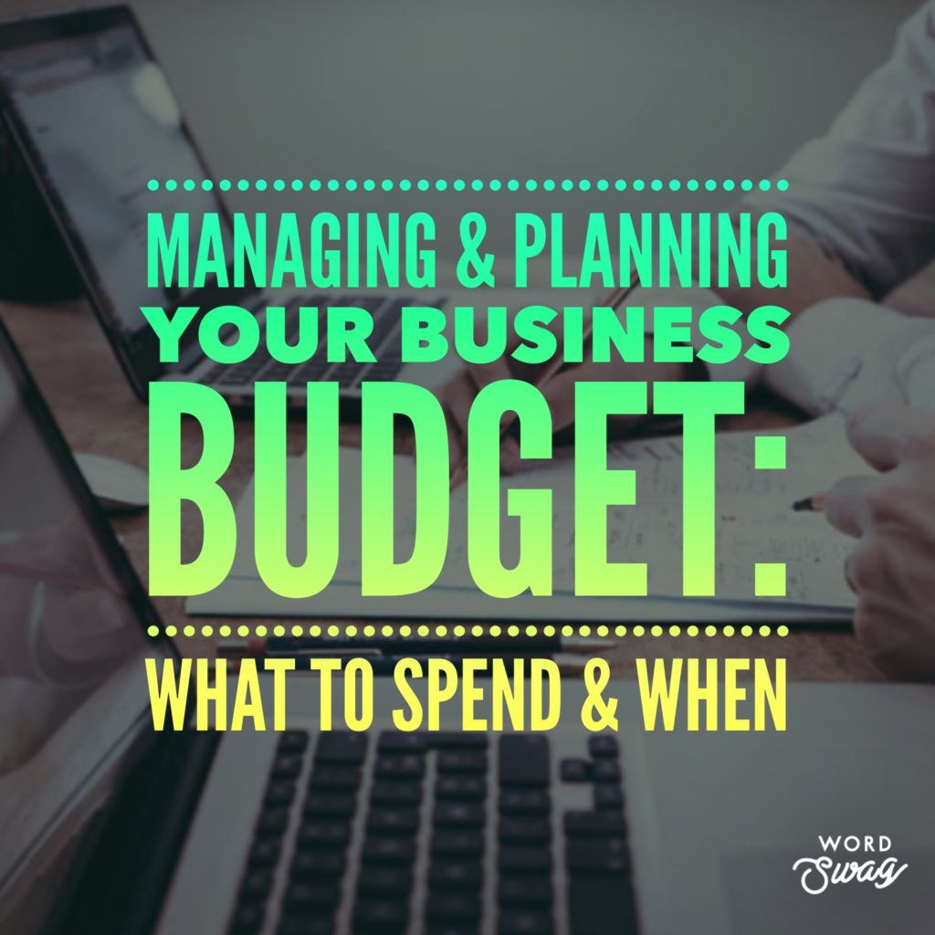 PPC Geeks Blig - Managing & Planning Your Business Budget What to Spend & When