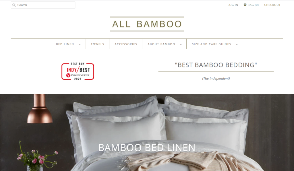 ALL BAMBOO - LANDING PAGE REVIEW