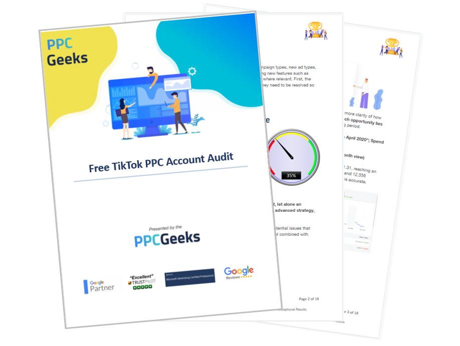 Free TikTok Ads Audit PPC Geeks  - Free TikTok Ads Audit