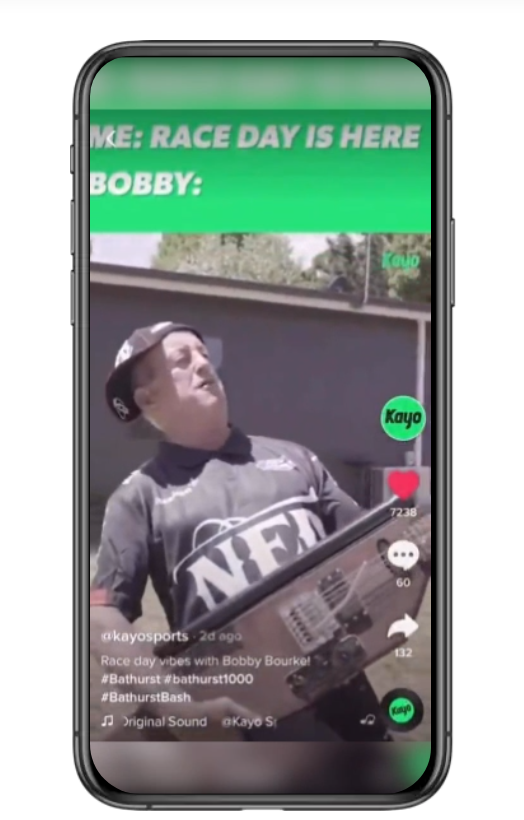 Image showing a in feed ad on TikTok - TikTok Ads
