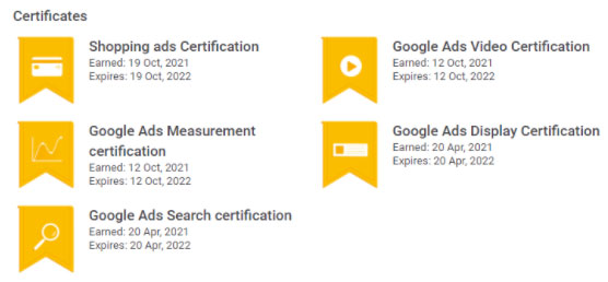 Google Ads Exams: Rory Bettany is Fully Ad Certified PPC Geeks