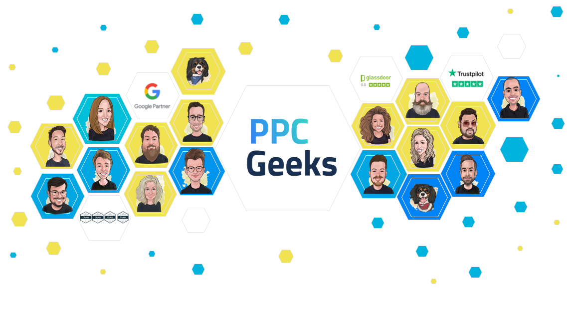 PPC Geeks the PPC Agency team of PPC Experts Dec 2021 - PPC Agency Cumbria