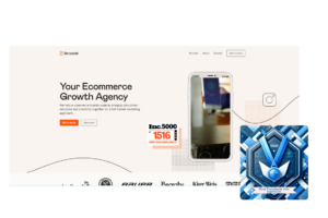 Lilo Social homepage featuring a blue award badge for Best Facebook Ads Agencies 2024, with an 'Inc. 5000' ranking, emphasizing their excellence in driving e-commerce growth through innovative advertising.