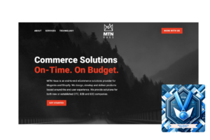 Image showing the website of MTN Haus, one of the Best Shopify Agencies