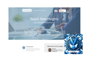 Chair 10 Marketing homepage featuring 'Best Google Ads Agencies' award for 2024