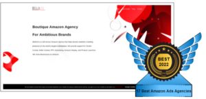 BellaVix's website, as it was placed 8th on the Best Amazon Ads Firms of 2022 list. Their hard work is well admired, and this medal reflects that.