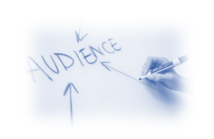 The term "audience" is highlighted in this graphic since it is the most important aspect of any marketing plan. PPC Geeks will discuss how Interest Based Marketing is a terrific way to find new clients and target them on this site.