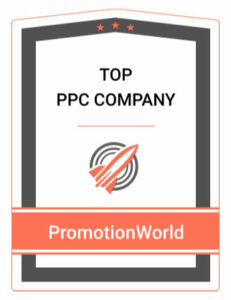 This image of the awards presented by PromotionWorld to PPC Geeks, which is selected as The Best PPC Management Company for June 2022.