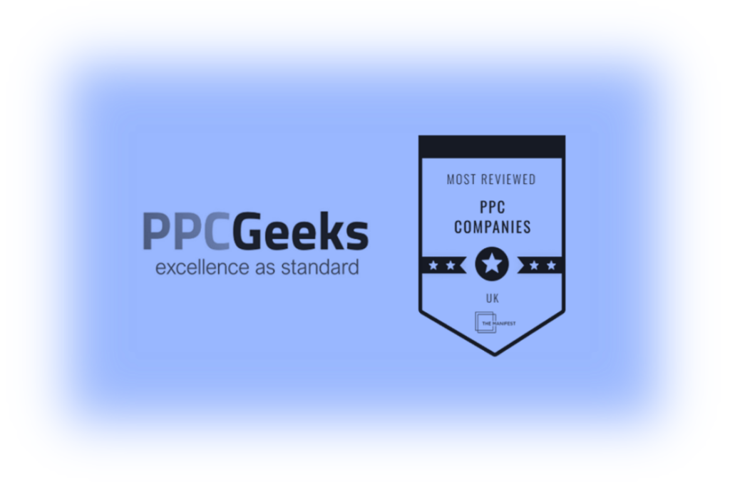 Image showing PPC Geeks as one of the most reviewed agencies in the UK