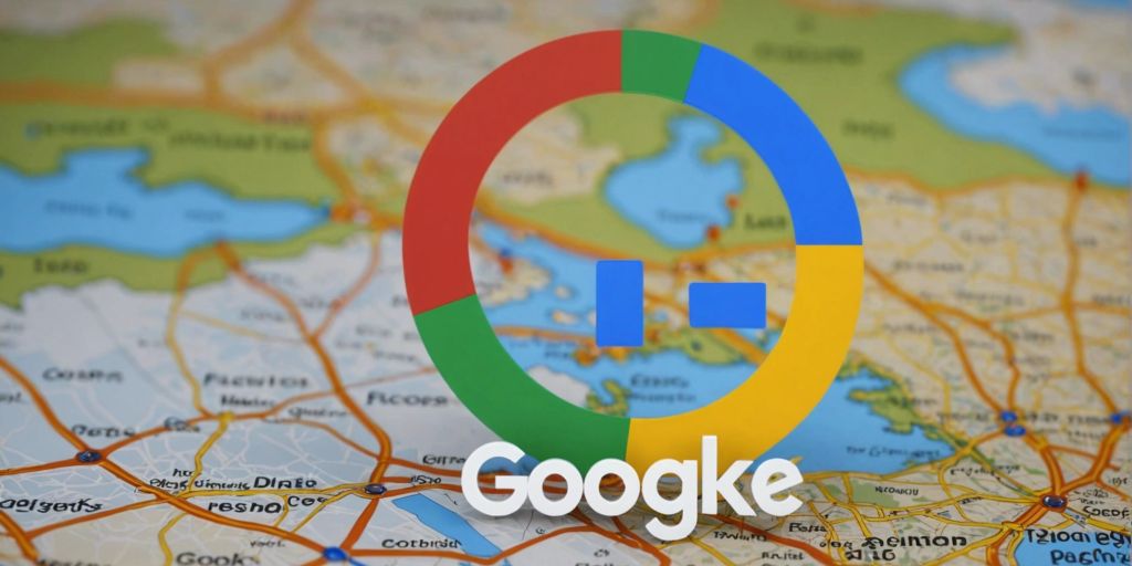 Certified Google Advertising Agencies UK logo over a map background.