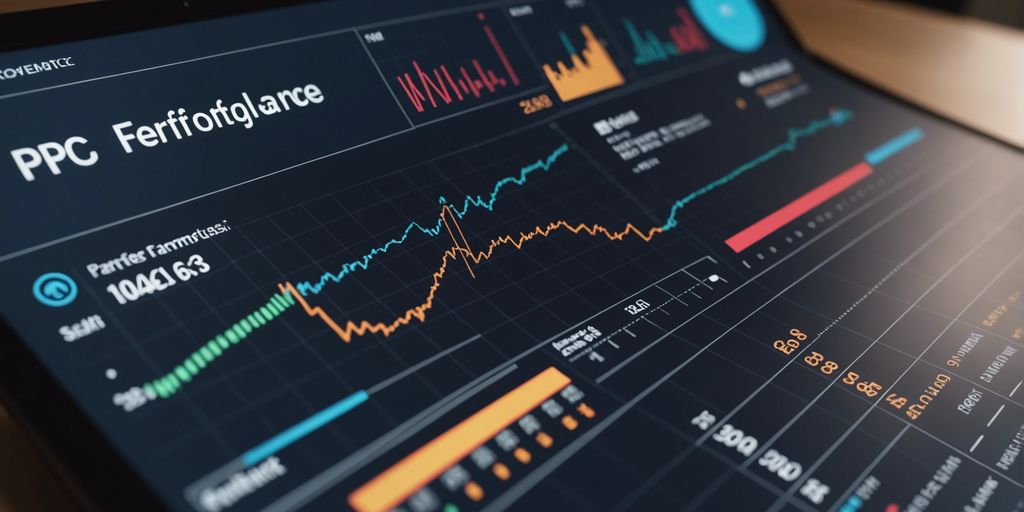 Successful Pay-Per-Click Campaign dashboard showing performance metrics, graphs, and data analysis.