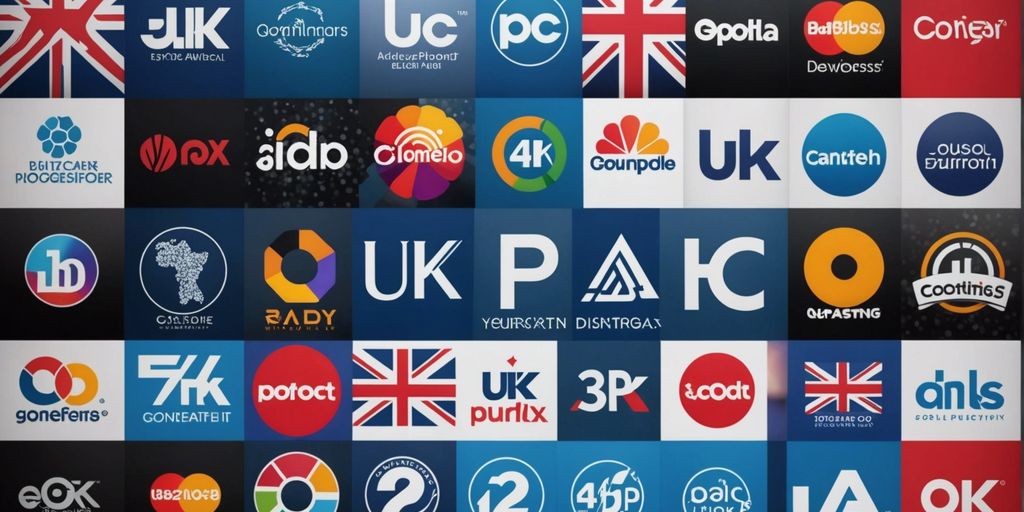 A collage of various UK business logos, showcasing How UK Businesses Thrived with Top PPC Ad Agencies.