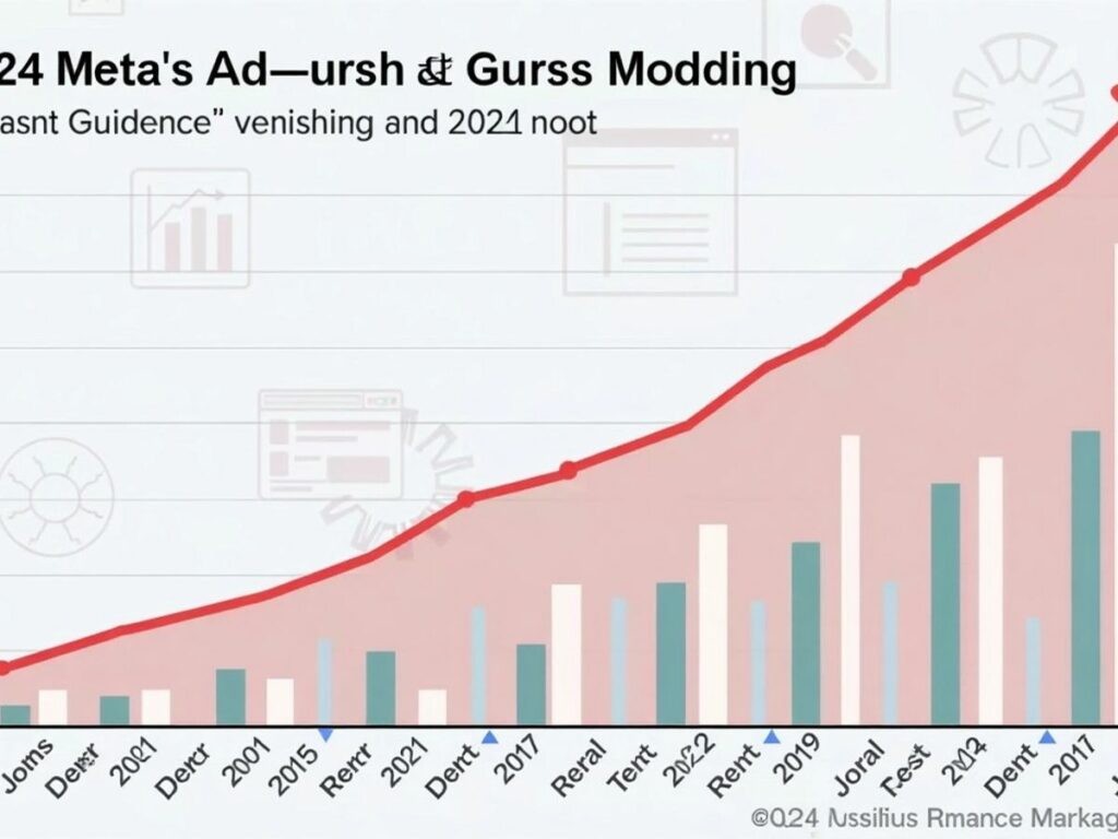 Graph showing Meta ad revenue growth