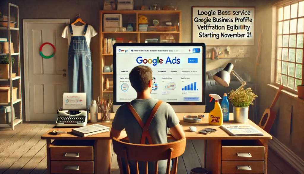 A small business owner reviewing the impact of recent Google Ads changes on small businesses.